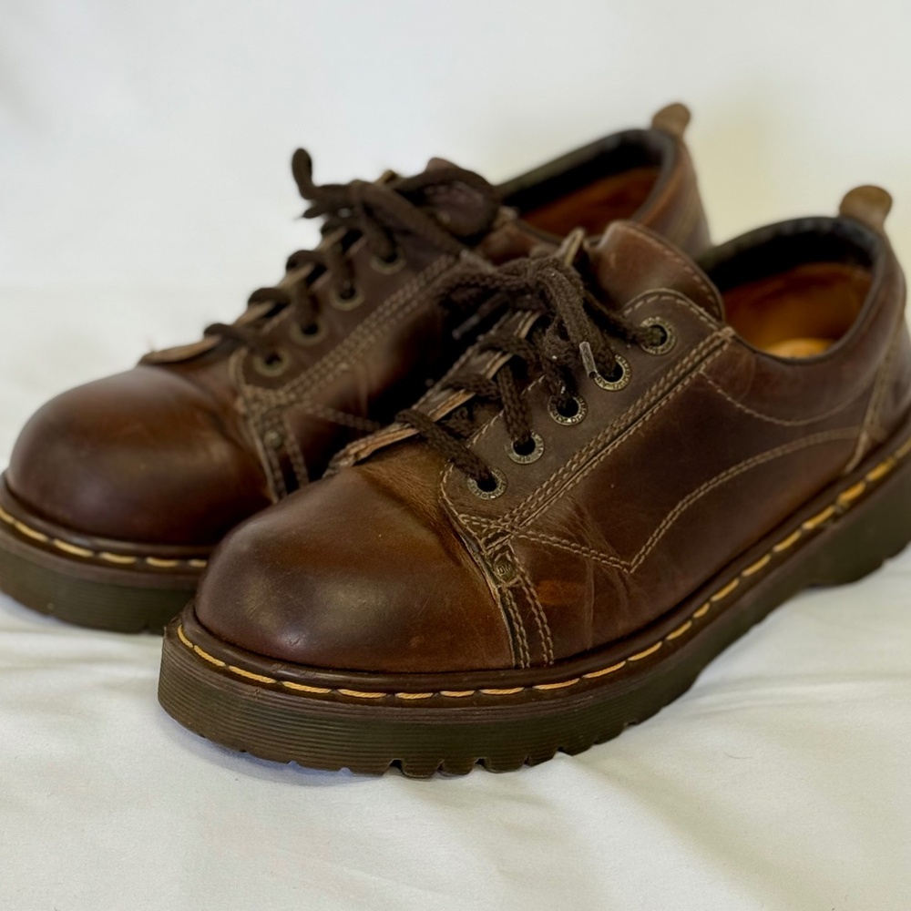 Dr. Martens Men’s Size 9 Oxford Brown Leather Lace Up